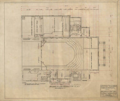 Drawing, Thompson Architectural - Albert Pike Consistory