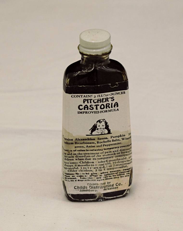 Bottle, Castoria Medicine