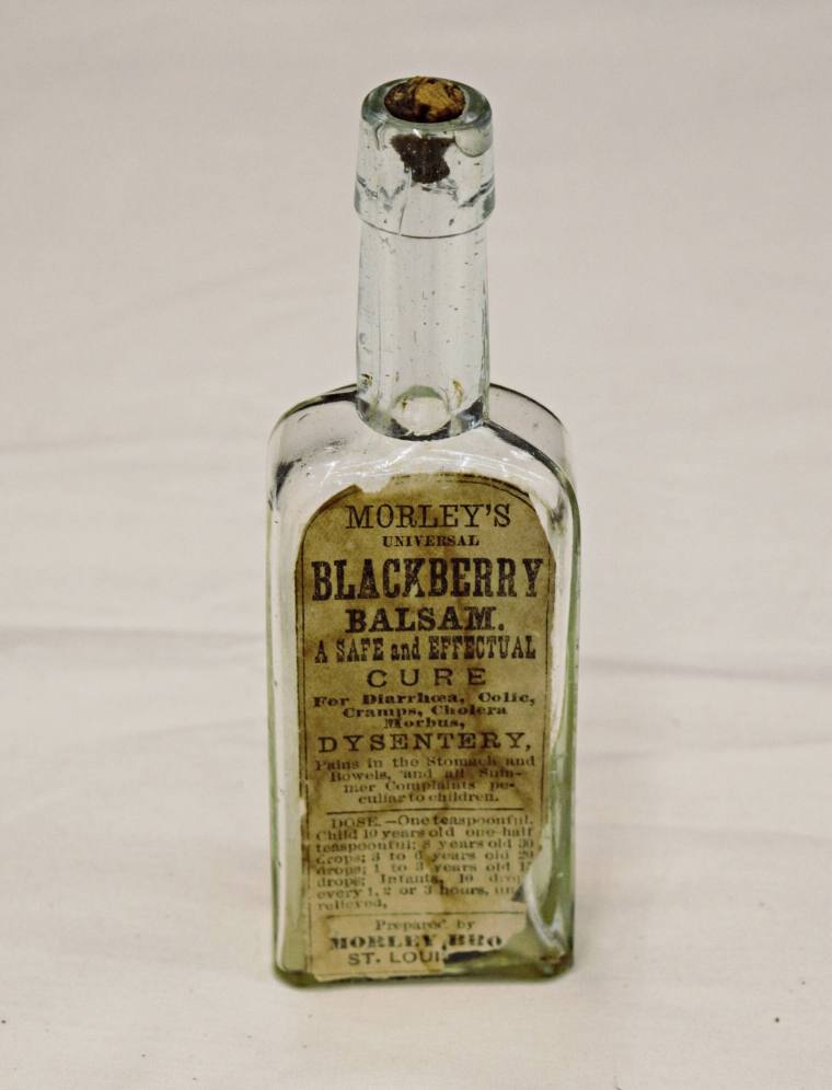 Bottle, Medicine - Morely Brothers Universal Blackberry Balsam