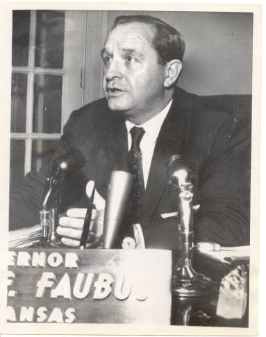 Photograph, Governor Faubus