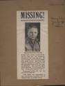 Poster, Missing -Thomas Wayne Fuller