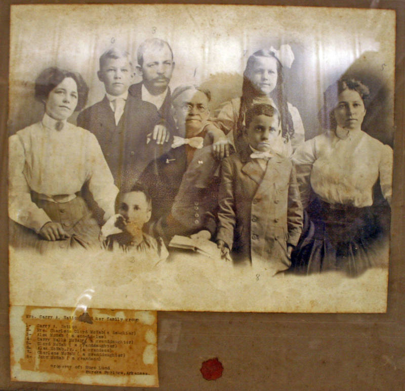 Photograph, Framed Carry Nation Family