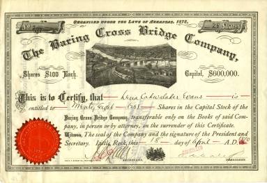 Certificate, Stock