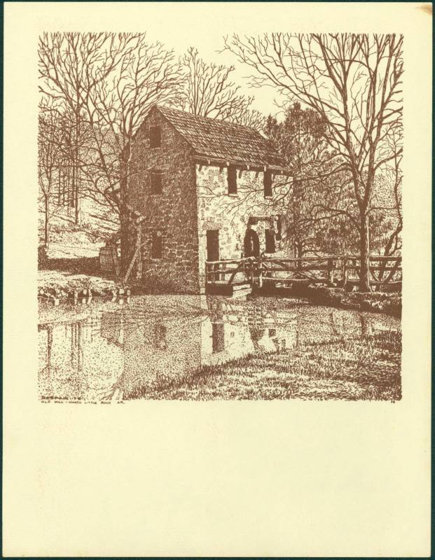 Print, Old Mill in North Little Rock - Richard DeSpain