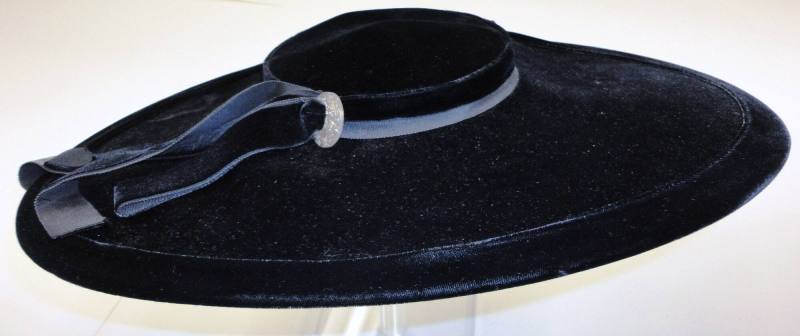 Black Velvet Hat