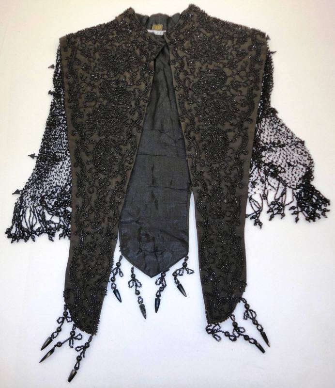 Black Beaded Cape