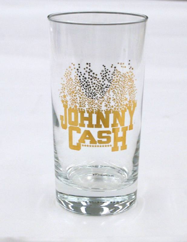 Johnny Cash drinking glass