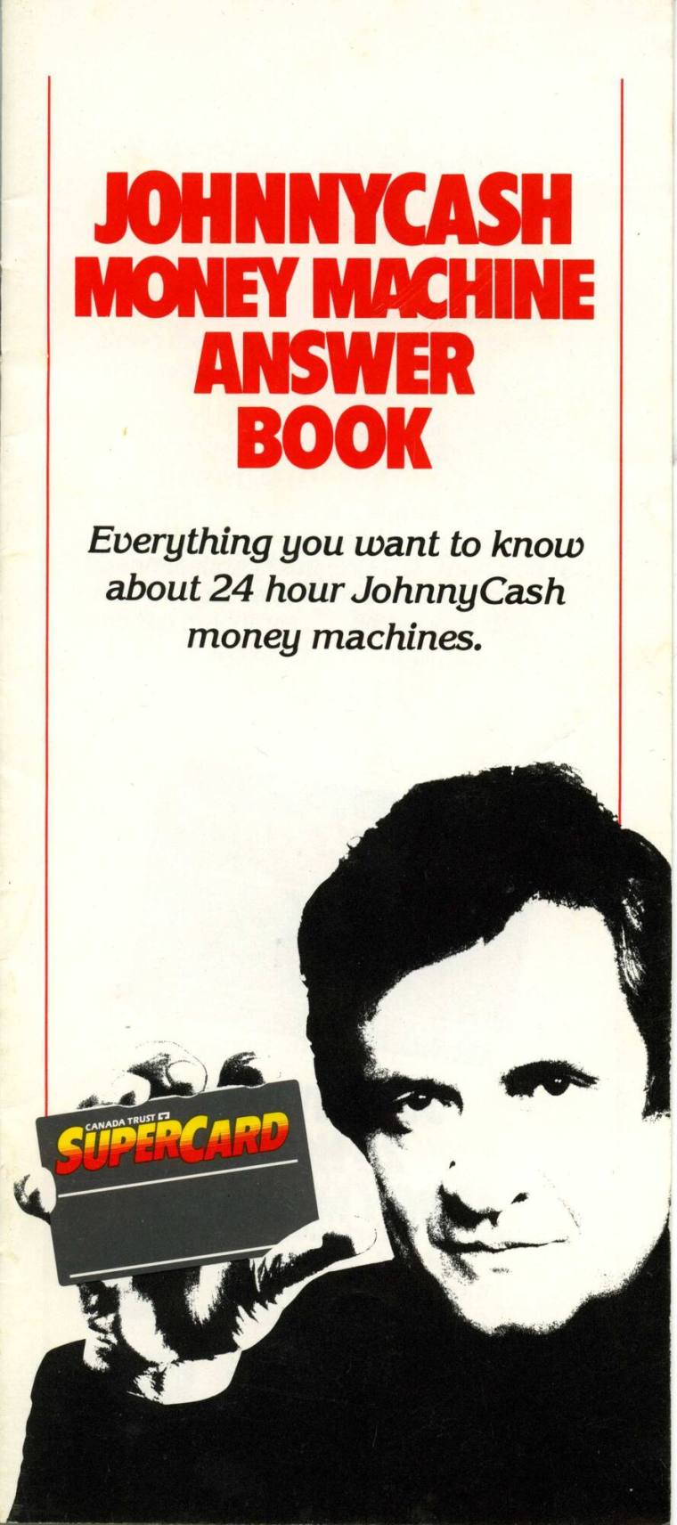 Brochure, Johnny Cash 24 Hour Money Machine