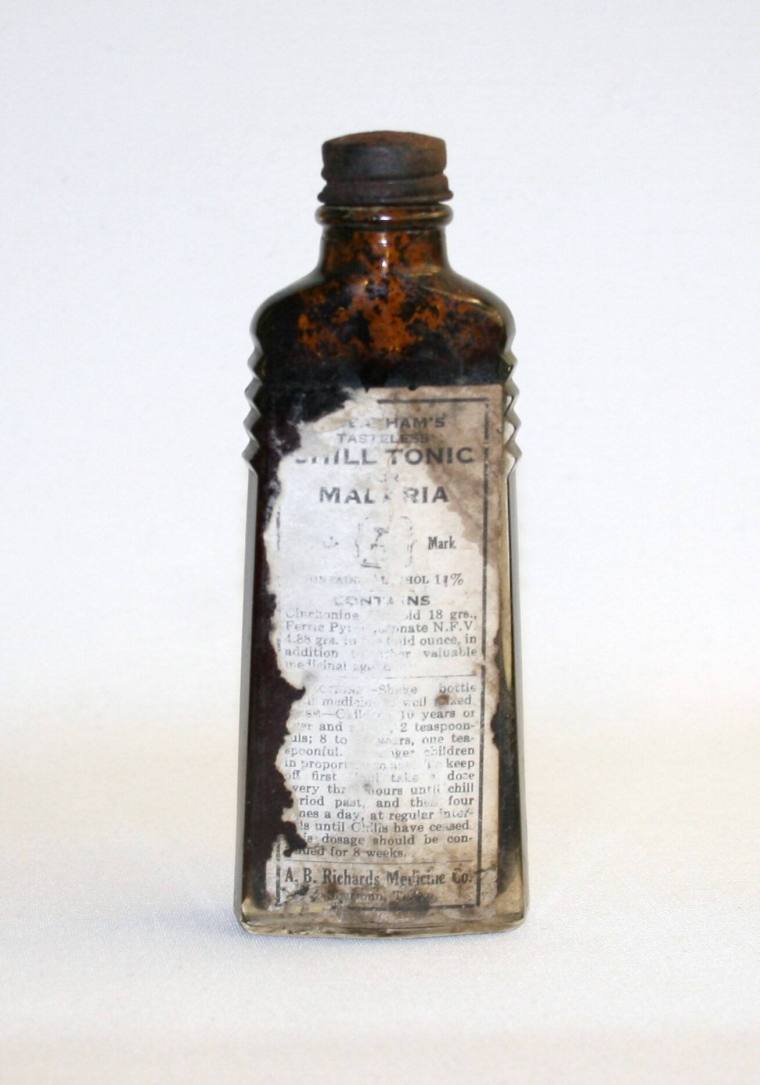 Bottle, Medical - Malaria Tonic