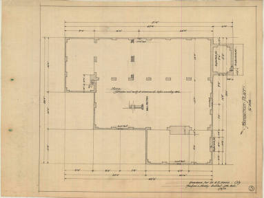 Drawing, Thompson Architectural - Dr. A.E. Harris, Little Rock