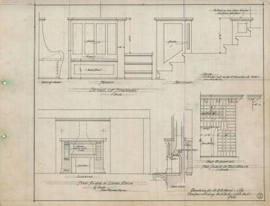 Drawing, Thompson Architectural - Dr. A.E. Harris, Little Rock