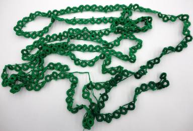 Green Crochet trim