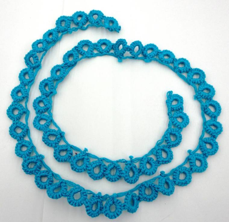 Turquois Crochet Trim