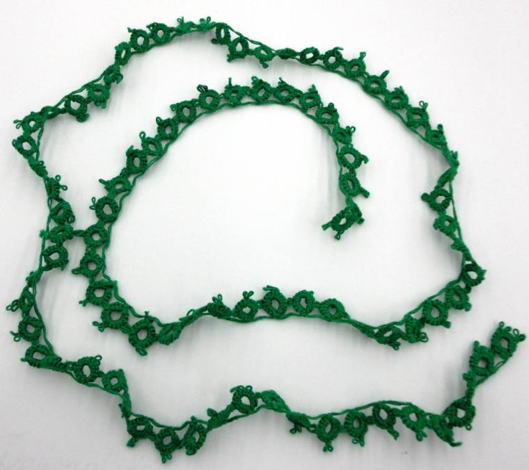 Green Crochet Trim