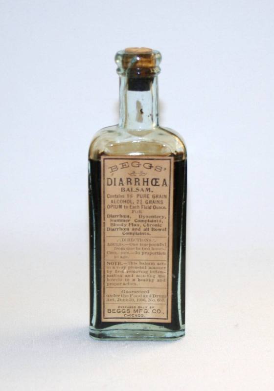 Bottle, Medicine - Begg's Diarrhea Balsam