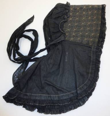 Black Cotton Bonnet