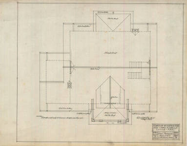 Drawing, Thompson Architectural - Charles Walls, Lonoke