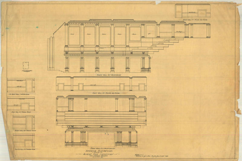 Drawing, Thompson Architectural - Albert Pike Consistory