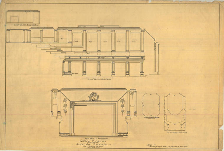 Drawing, Thompson Architectural - Albert Pike Consistory