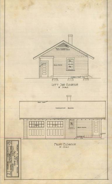 Drawing, Thompson Architectural - Mrs. W.C. Bond, Little Rock