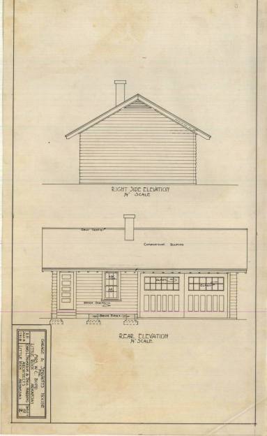 Drawing, Thompson Architectural - Mrs. W.C. Bond, Little Rock