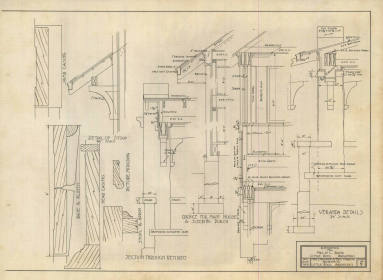 Drawing, Thompson Architectural - Mrs. W.C. Bond, Little Rock