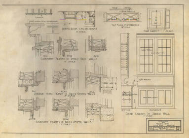 Drawing, Thompson Architectural - Mrs. W.C. Bond, Little Rock