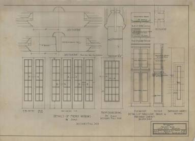 Drawing, Thompson Architectural - Mrs. W.C. Bond, Little Rock