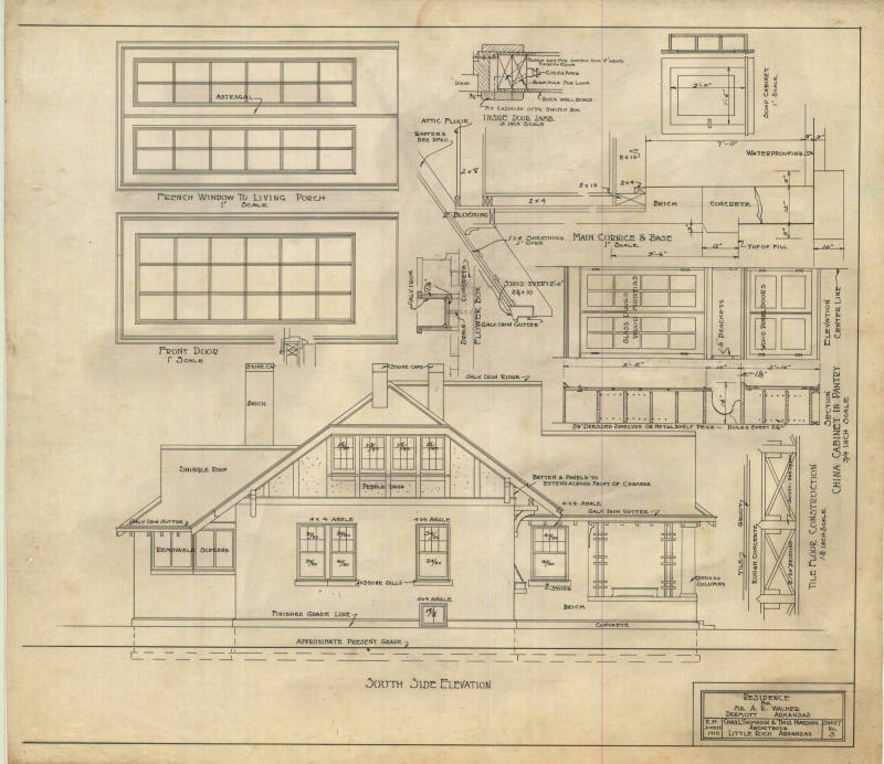 Drawing, Thompson Architectural - A.R. Walker, Dermott