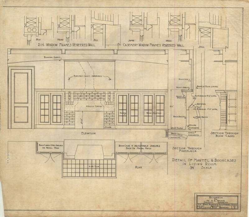 Drawing, Thompson Architectural - A.R. Walker, Dermott