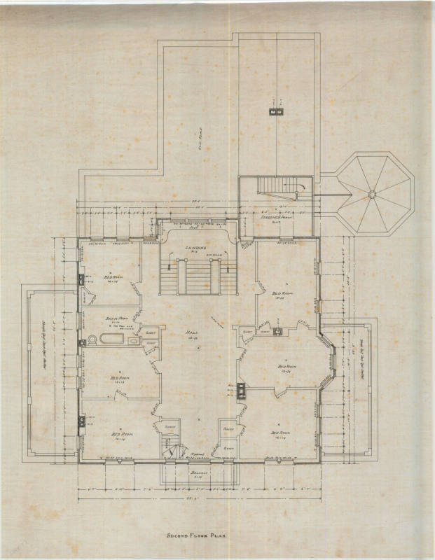 Drawing, Thompson Architectural - W.P. Dortch, Scott's Station