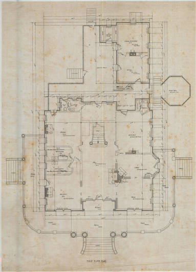 Drawing, Thompson Architectural - W.P. Dortch, Scott's Station