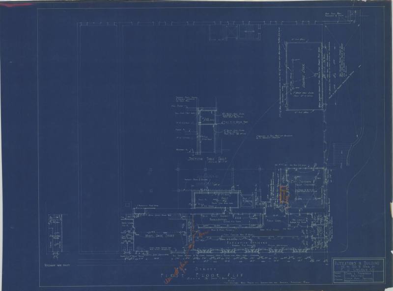 Drawing, Thompson Architectural - C.J. Lincoln, Little Rock