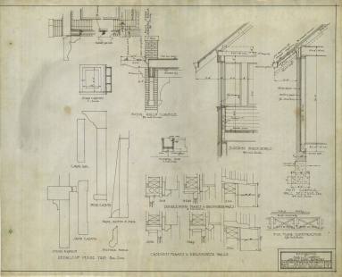 Drawing, Thompson Architectural - L.M. Gibson, Walnut Ridge