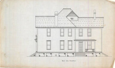 Drawing, Thompson Architectural - Mrs. M.E. Hale, Brinkley