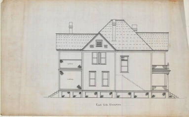 Drawing, Thompson Architectural - Mrs. M.E. Hale, Brinkley