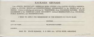 Document, Ku Klux Klan