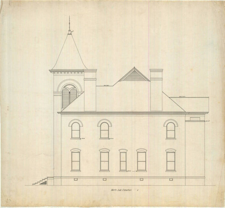 Drawing, Thompson Architectural - Fordyce Training School