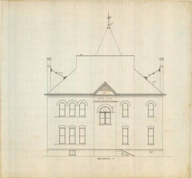 Drawing, Thompson Architectural - Fordyce Training School