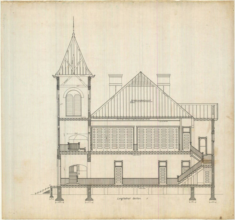 Drawing, Thompson Architectural - Fordyce Training School