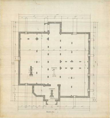 Drawing, Thompson Architectural - Fordyce Training School