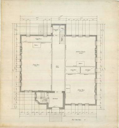 Drawing, Thompson Architectural - Fordyce Training School