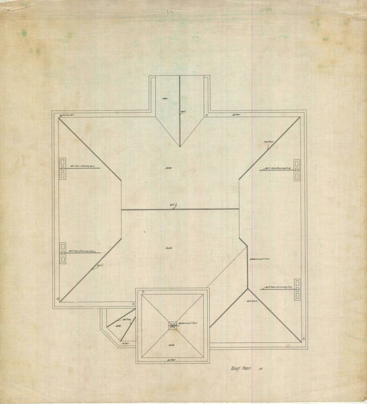 Drawing, Thompson Architectural - Fordyce Training School