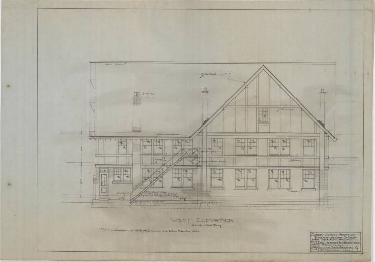 Drawing, Thompson Architectural - North Little Rock Presbyterian Church