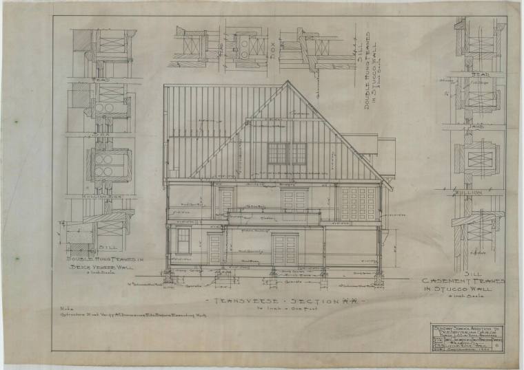 Drawing, Thompson Architectural - North Little Rock Presbyterian Church