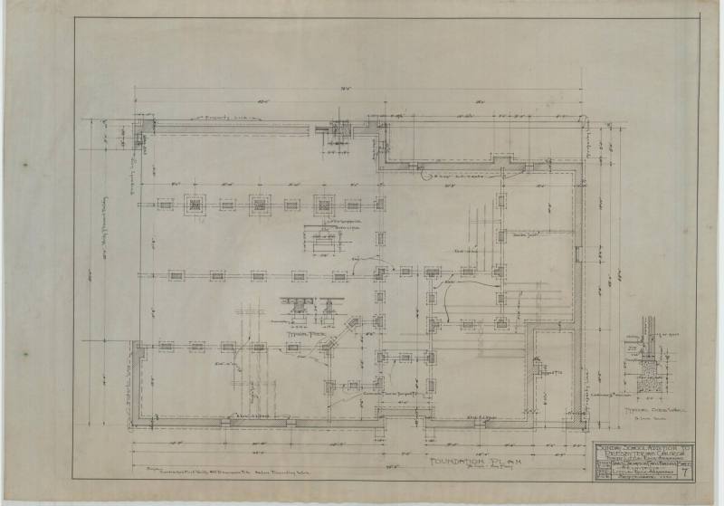 Drawing, Thompson Architectural - North Little Rock Presbyterian Church