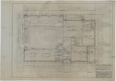 Drawing, Thompson Architectural - North Little Rock Presbyterian Church