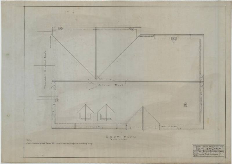 Drawing, Thompson Architectural - North Little Rock Presbyterian Church