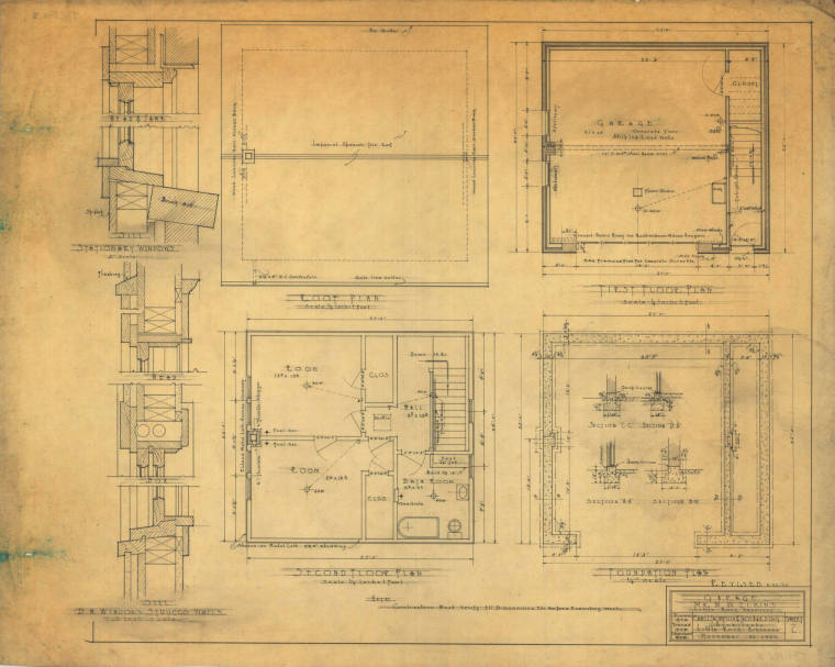 Drawing, Thompson Architectural - M.W. Elkins, Little Rock