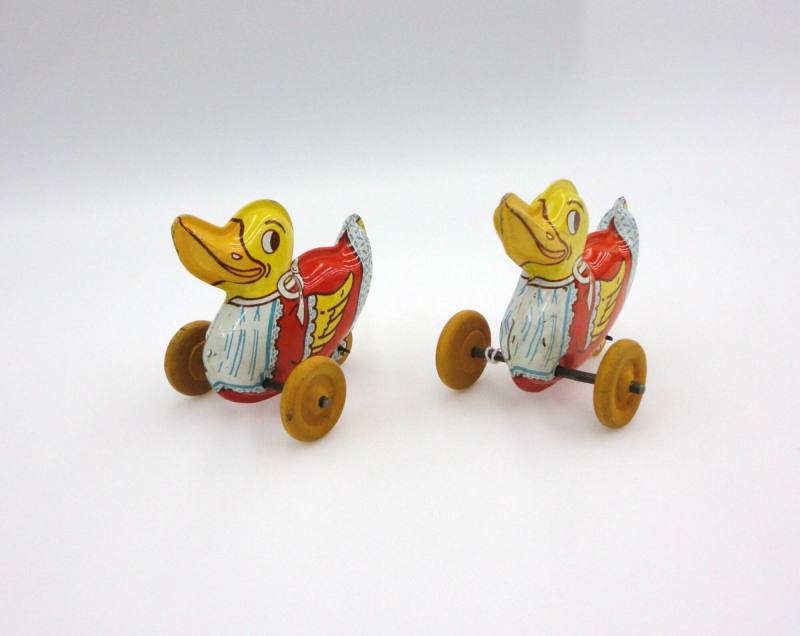 Pull Toys, Two Wyandotte Ducks